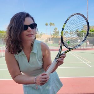 A New Day Mint Tank & Skirt Matching Set
